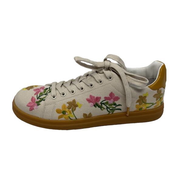 Tory Burch sneakers Howell T floral embelished Floral 8 cream spiced - Picture 4 of 8